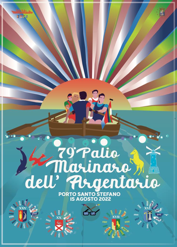 Manifesto 79° Palio Marinaro PAOLO CASTRICONI